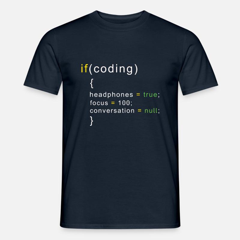 Programmierer Coding - Männer T-Shirt - Navy