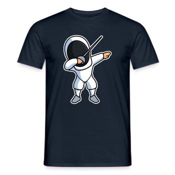 Fencer DAB - Men's T-Shirt - navy - Front - AI Model Male 178 light (178cm)