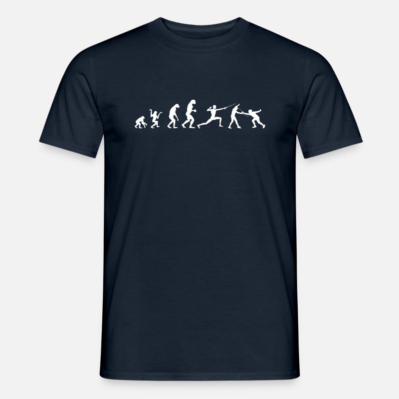 Fechter Evolution - Männer T-Shirt - Navy