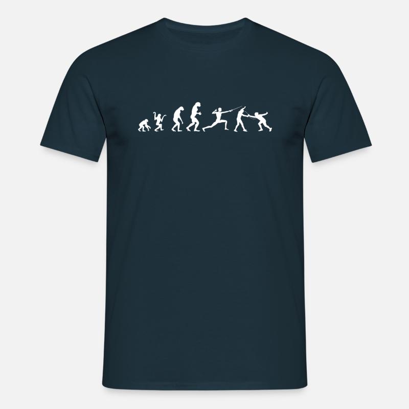 Fencer Evolution - Men's T-Shirt - navy