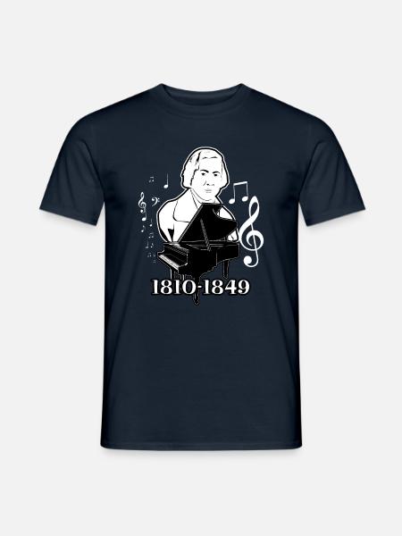 Frédéric Chopin - T-shirt homme - marine
