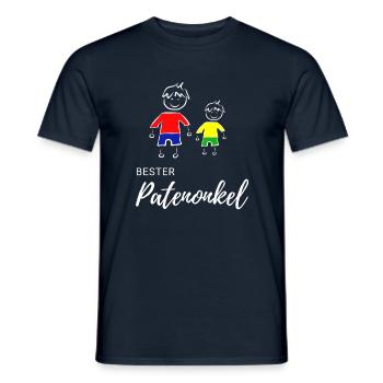 bester patenonkel neffe junge - Männer T-Shirt - Navy - Vorne - AI Model Male 178 light (178cm)