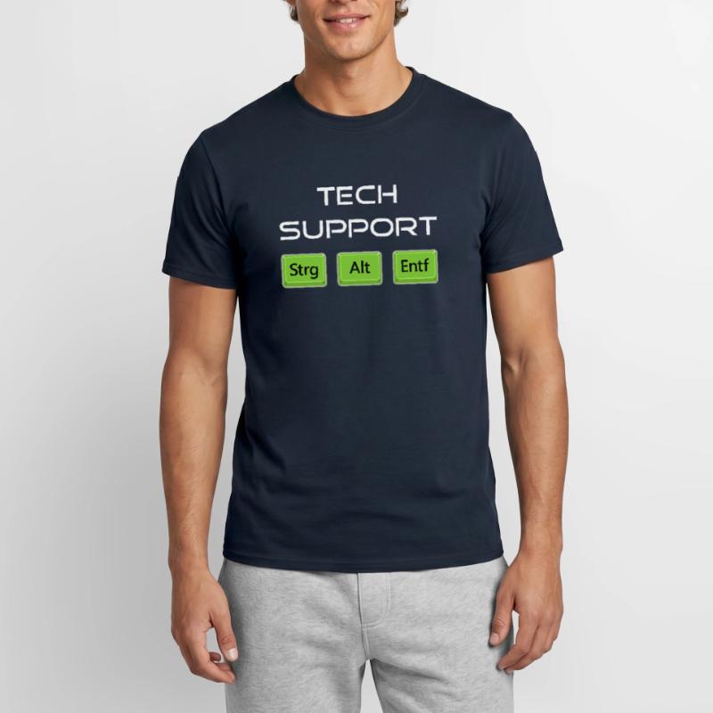 Tech | Assistance technique | Computer Admin | Nerd T-shirt homme