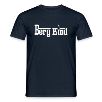 Bergkind - Männer T-Shirt - Navy - Vorne - AI Model Male 178 light (178cm)