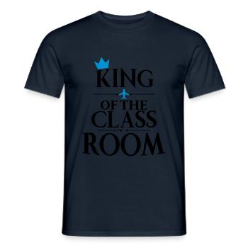 Schüler - Männer T-Shirt - Navy - Vorne - AI Model Male 178 light (178cm)