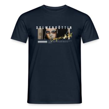 Dolmengöttin 10 - Männer T-Shirt - Navy - Vorne - AI Model Male 178 light (178cm)