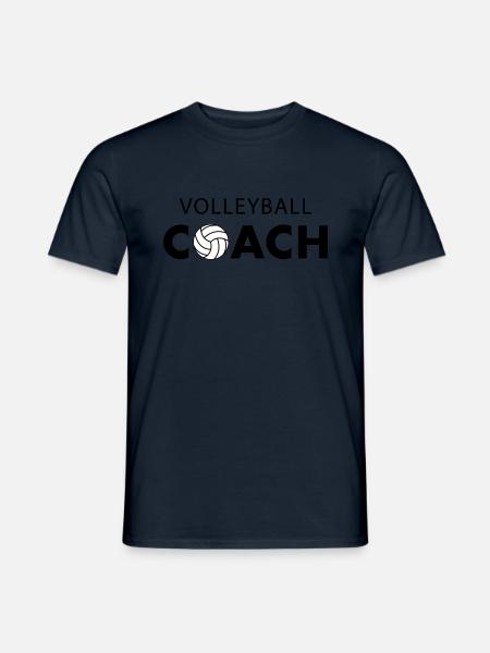 Volleyball Coach - Männer T-Shirt - Navy