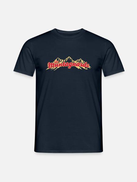 muntagnards - Die Bergler in Bündner Romanisch - Männer T-Shirt - Navy