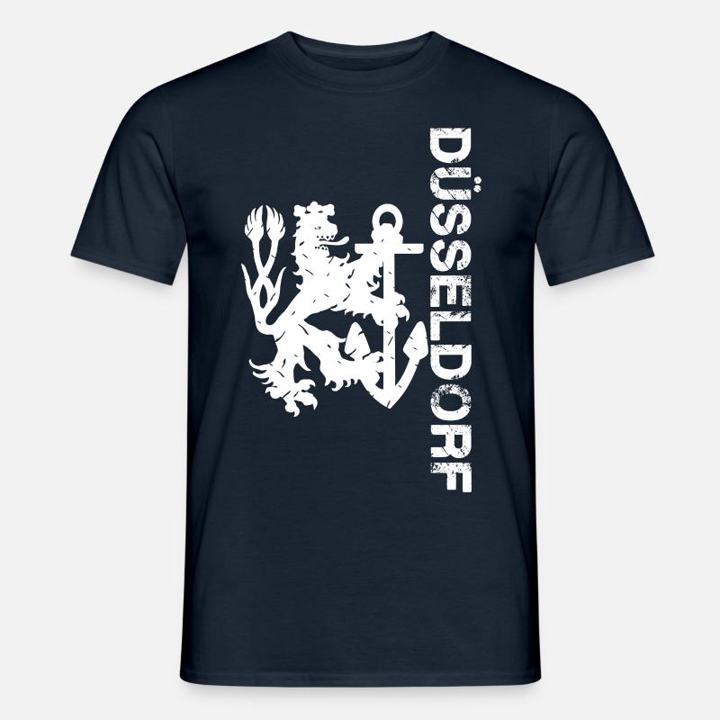 Düsseldorf - Männer T-Shirt - Navy