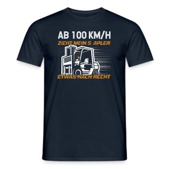 Staplerfahrer - Mein Stapler Zieht Etwas Nach - Männer T-Shirt - Navy - Vorne - AI Model Male 178 light (178cm)