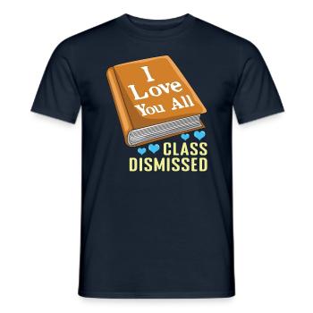 Réservez Happy Summer Day Of School Class Love - T-shirt homme - marine - Devant - AI Model Male 178 light (178cm)
