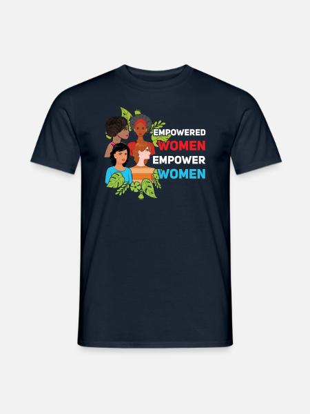 Faust Frauen ermächtigen, Feminismus, Rechte, Gleichberechtigung der Frauen - Männer T-Shirt - Navy