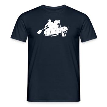 Rafting T-Shirt - T-shirt homme - marine - Devant - AI Model Male 178 light (178cm)