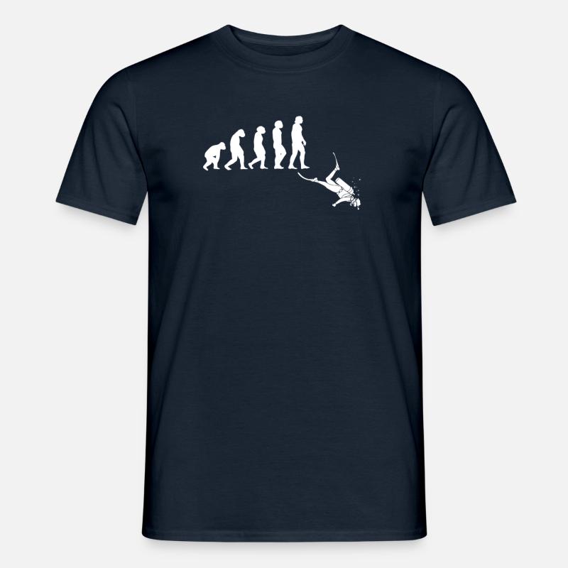 Taucher Evolution Tshirt - Männer T-Shirt - Navy