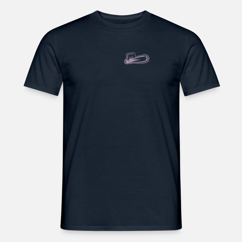 Tronçonneuse Tronçonneuse Pocket Design - T-shirt homme - marine