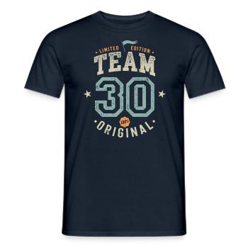 Team 25 - 100% Original / Limited Edition - Men's T-Shirt - navy - Front - AI Model Male 178 light (178cm)