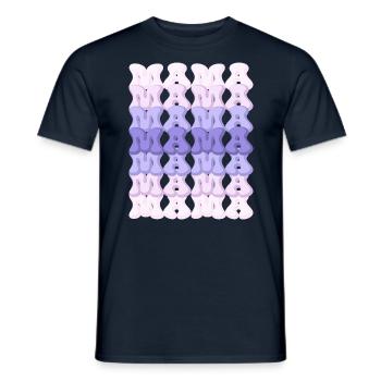 Mother’s Day tribute – mama, mama - Men's T-Shirt - navy - Front - AI Model Male 178 light (178cm)