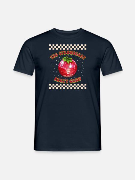 Ballo da discoteca alla fragola - Strawberry Crew - T-shirt uomo - navy