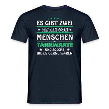 Cadeau de pompiste - deux types de... Concevoir - T-shirt homme - marine - Devant - AI Model Male 178 light (178cm)