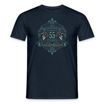 Legend perfected for 55 years - Men's T-Shirt - navy - Front - AI Model Male 178 light (178cm)
