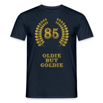 Oldie but Goldie 85 - 85 Jahre Geburtstag Jubiläum - Männer T-Shirt - Navy - Vorne - AI Model Male 178 light (178cm)