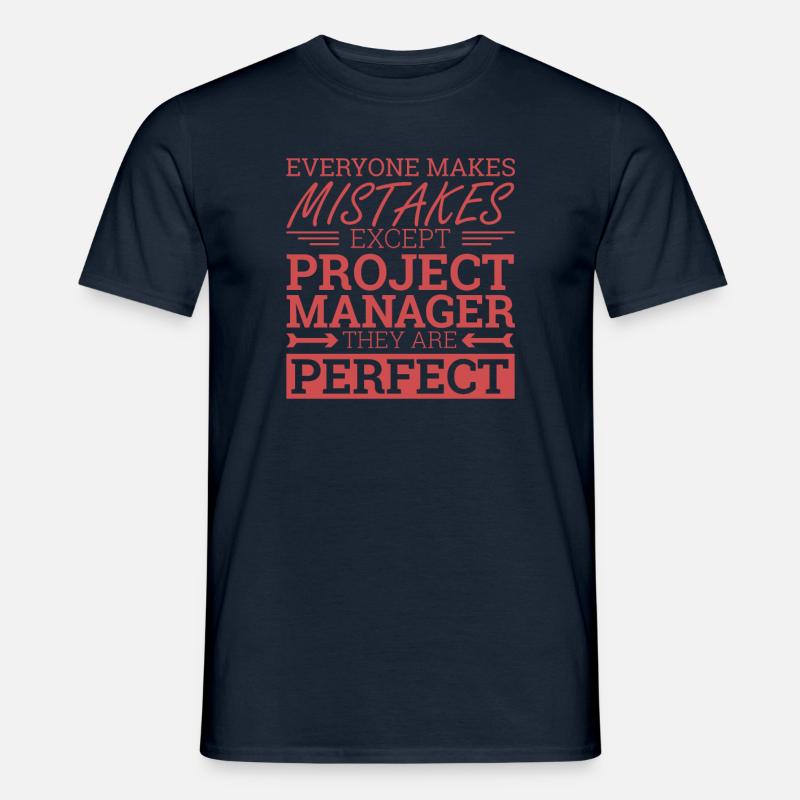 "Project Manager Perfect" | "Project Manager" - Männer T-Shirt - Navy