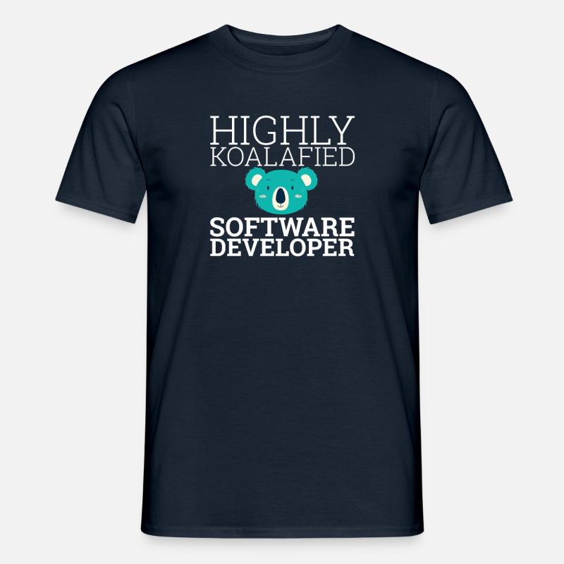 « Software Developer Koalafied | Programmeur » - T-shirt homme - marine