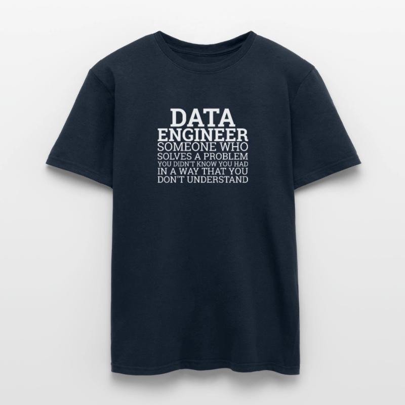 "Data Engineer Solve Problems | Data Scientist" Men's T-Shirt