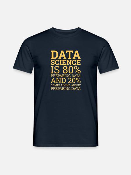 "Complaining Data Science | Data Science" - Männer T-Shirt - Navy