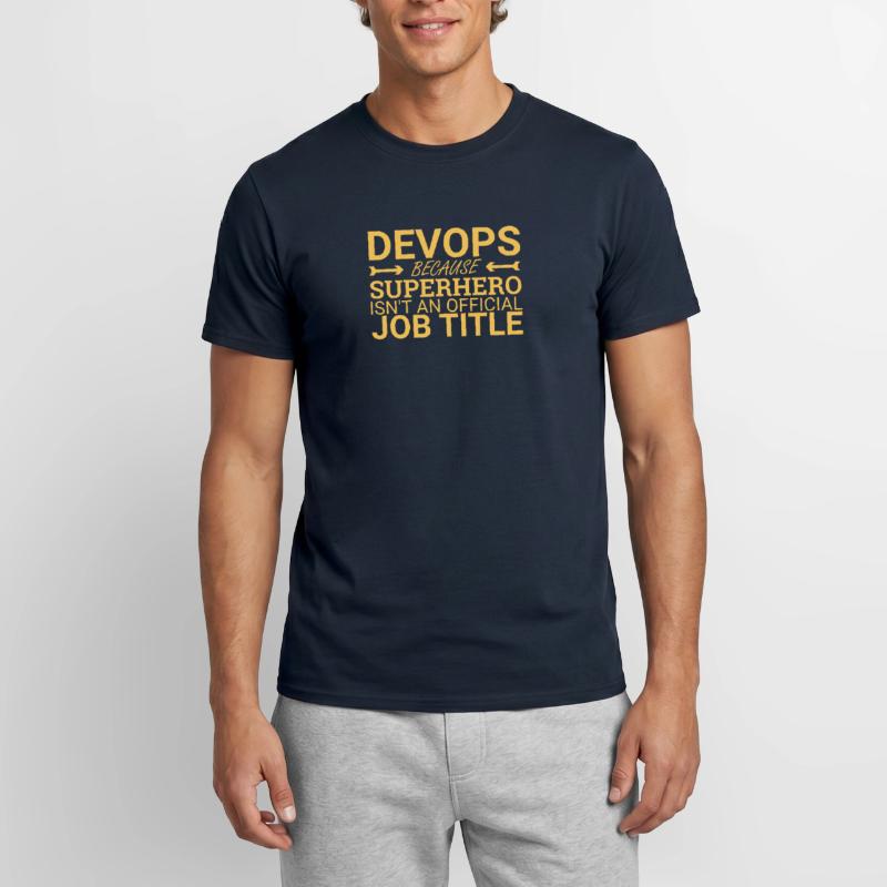 "DevOps Superhero | Software Development" Men's T-Shirt