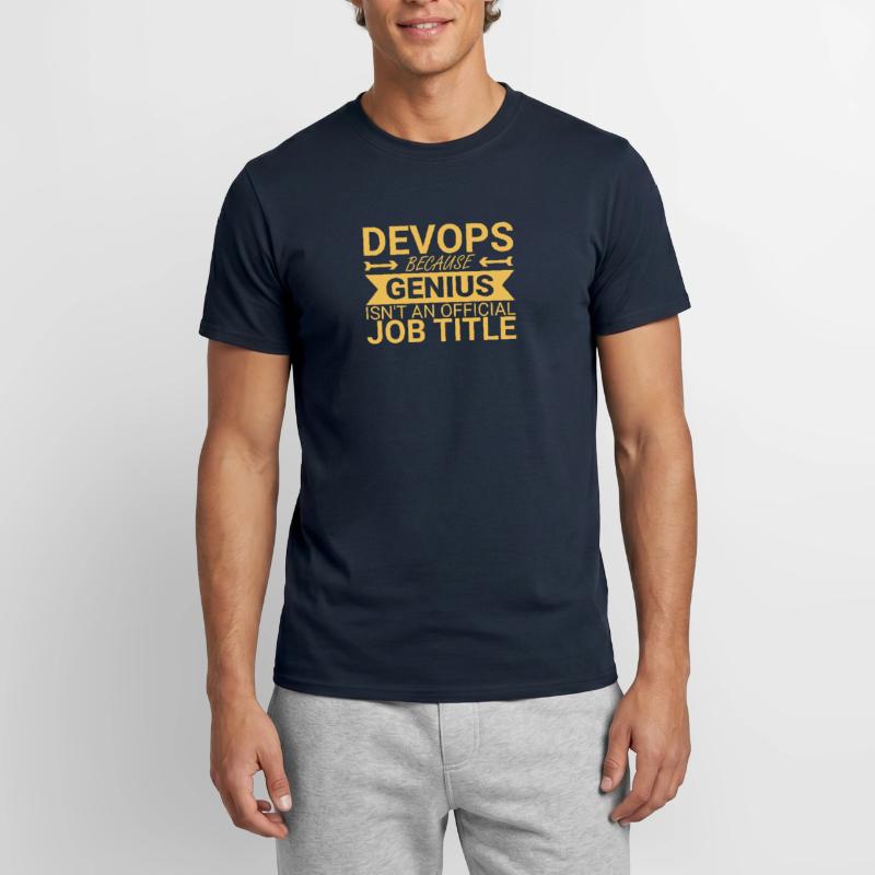 "DevOps Genius | Software Development" Men's T-Shirt