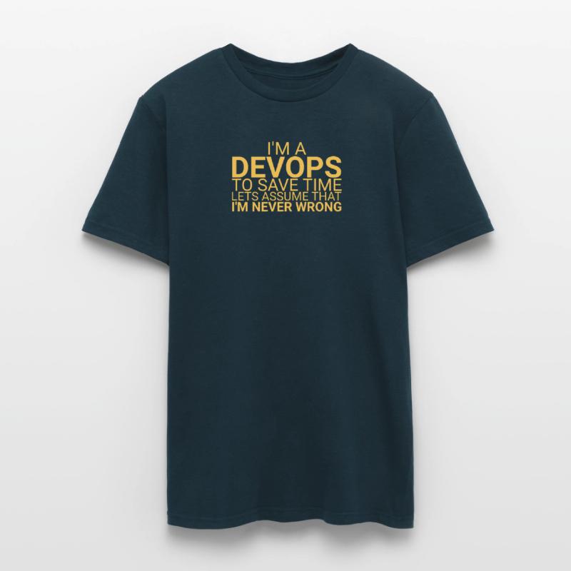 "DevOps Time | Software Development" Men's T-Shirt