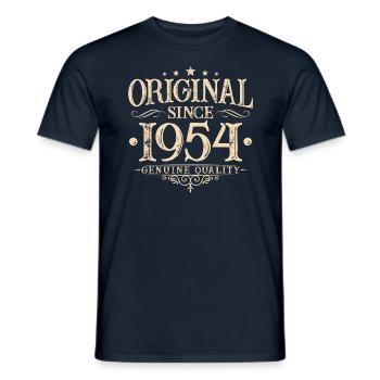 Original Since 1954 Vintage Vintage Birthday - Men's T-Shirt - navy - Front - AI Model Male 178 light (178cm)