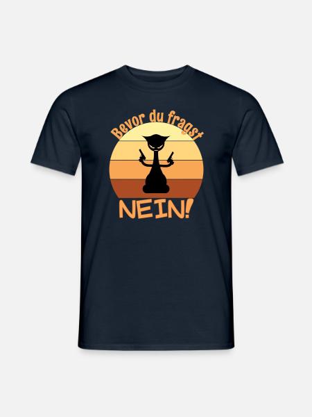Avant de demander NON - T-shirt homme - marine