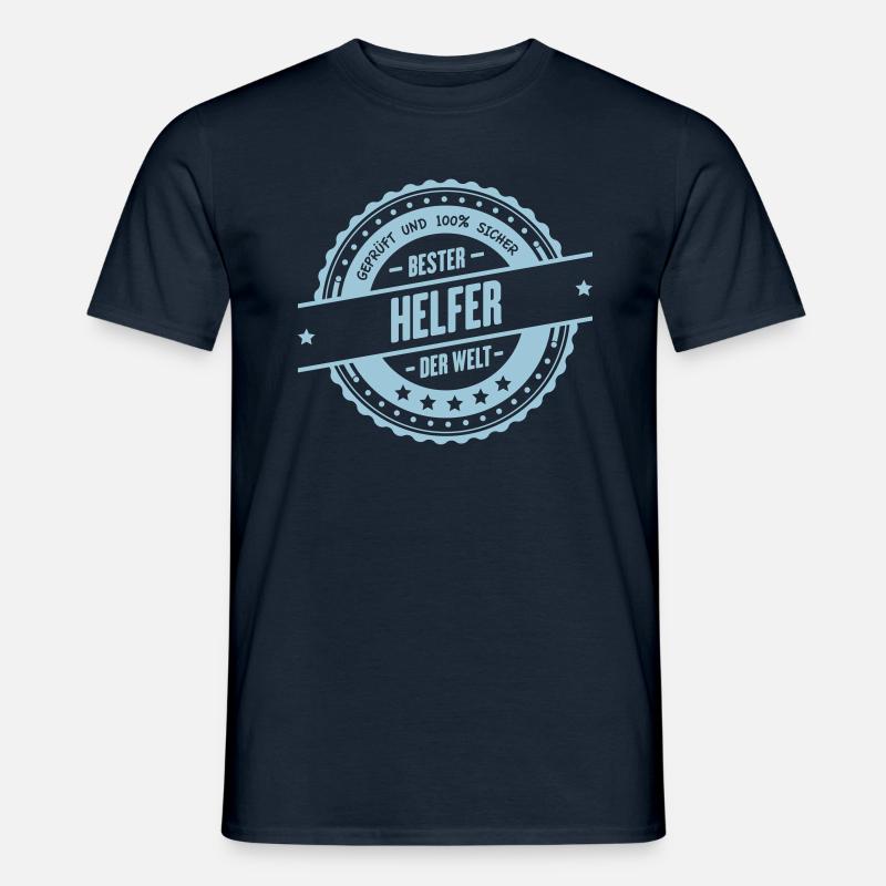 Bester Helfer - Männer T-Shirt - Navy