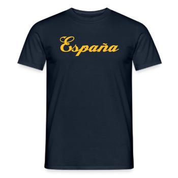 España Spanien - Männer T-Shirt - Navy - Vorne - AI Model Male 178 light (178cm)