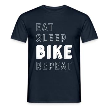 Biker - T-shirt homme - marine - Devant - AI Model Male 178 light (178cm)