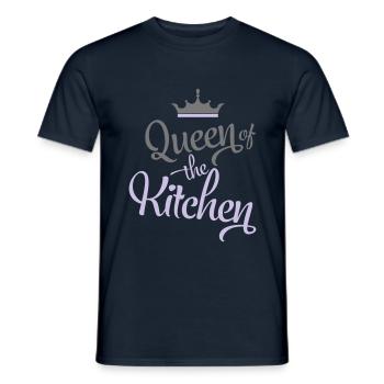 kochen - Männer T-Shirt - Navy - Vorne - AI Model Male 178 light (178cm)
