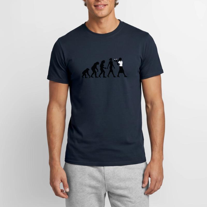 evolution_kellnerin_122013_a_2c Men's T-shirt