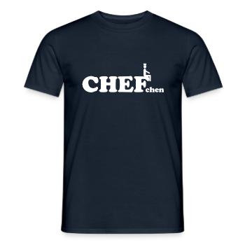 Kleiner Chef Chefchen Büro Team Angestellte Job - Männer T-Shirt - Navy - Vorne - AI Model Male 178 light (178cm)