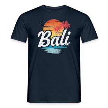 Bali - T-shirt homme - marine - Devant - AI Model Male 178 light (178cm)