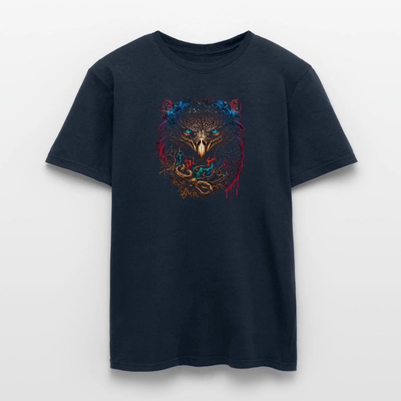 Adler | Eagle's Head | Eagle | 3D effect Men's T-Shirt