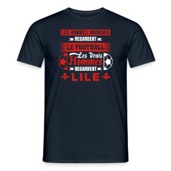 LILE - T-shirt homme - marine - Devant - AI Model Male 178 light (178cm)