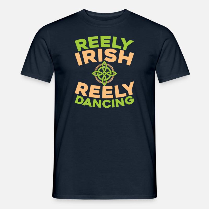 Irish Dance Irischer Tanz - Männer T-Shirt - Navy