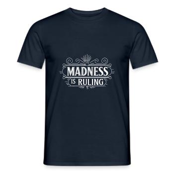 La folie règne sur le monde Motivation Espoir - T-shirt homme - marine - Devant - AI Model Male 178 light (178cm)