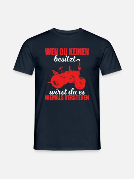 Steyr Oldtimer Traktoren wenn du keinen Besitzt - Männer T-Shirt - Navy
