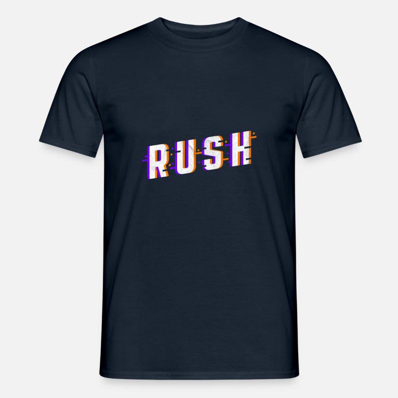 Rush Old School - Männer T-Shirt - Navy