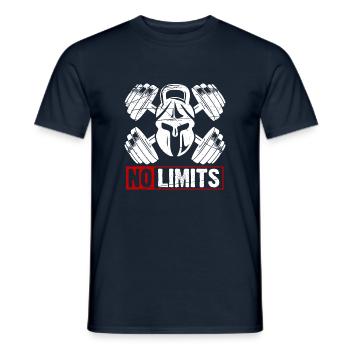 Fitness trainer - T-shirt homme - marine - Devant - AI Model Male 178 light (178cm)