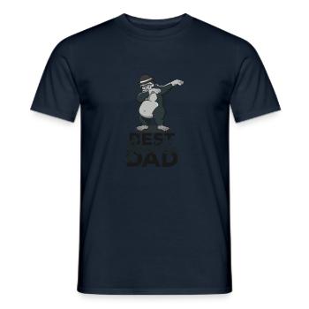 Der beste Vater - Männer T-Shirt - Navy - Vorne - AI Model Male 178 light (178cm)