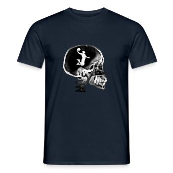Amateur Basketball Geschenk Humor Leidenschaft - Männer T-Shirt - Navy - Vorne - AI Model Male 178 light (178cm)